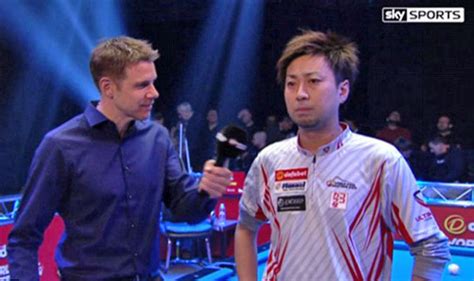 Naoyuki Oi Gives Hilarious Post Match Interview At World Pool Masters