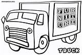 Truck Coloring Pages Mail Drawing Getdrawings Print Colorings sketch template