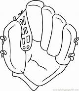 Baseball Glove Drawing Coloring Pages Draw Step Pitcher Mitt Softball Color Cliparts Clipart Gloves Sports Clip Pop Printable Library Getcolorings sketch template