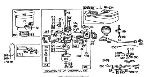 briggs  stratton    parts diagram  carburetor assy ac groups