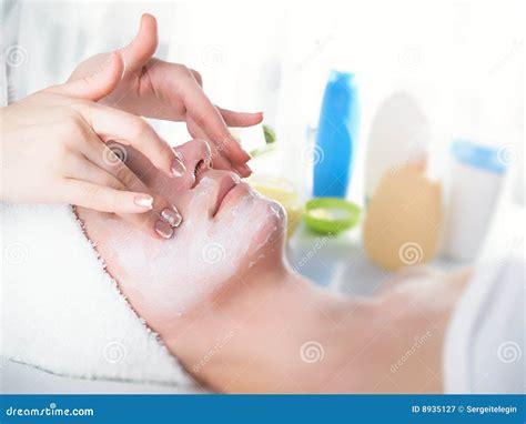 spa treatment stock image image  facial pampered fresh