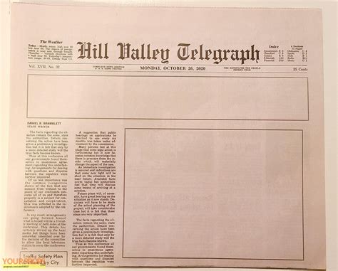 expedition    future fadingchanging effect hill valley telegraph newspaper original tv