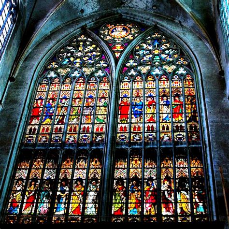 stained glass windows stained glass  bruges