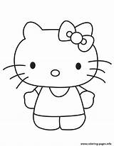 Coloring Pages Girls Kitty Hello Easy Printable Cute Print Colouring Girl Color Gif Clipart Book Country Library Popular Pdf Coloringhome sketch template