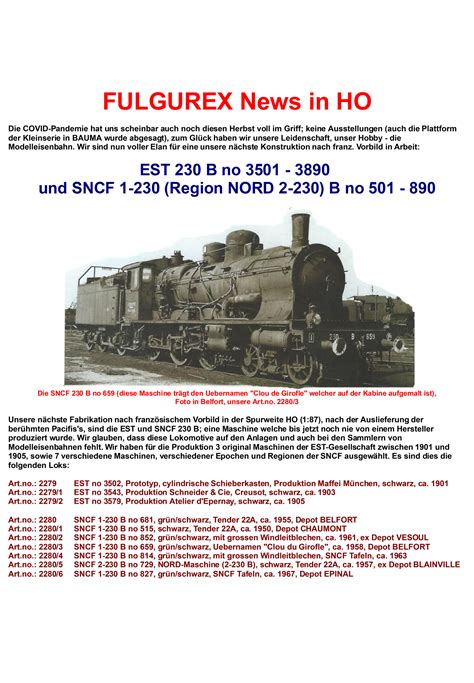 fulgurex france series   steam locomotives trainsdepotorg