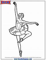 Ballet Ballett Coloringhome sketch template