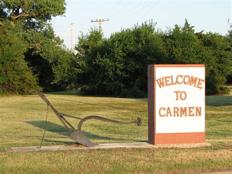 carmen ok welcome to carmen photo picture image oklahoma at city