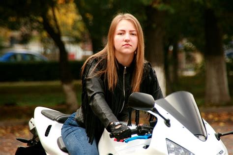 girl motorcycle leather jacket · free photo on pixabay