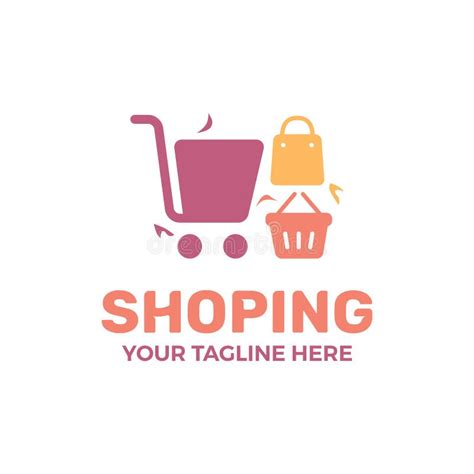 shop store shopping logo    stock vector illustration  business