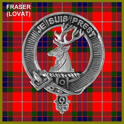 fraser lovat clan crest scottish cap badge cb etsy fraser clan