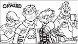 Onward Pixar Twinthusiastic Getcoloringpages sketch template