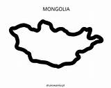 Mongolia Druku Kolorowanka Malowankę Wydrukuj sketch template