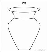 Pottery sketch template