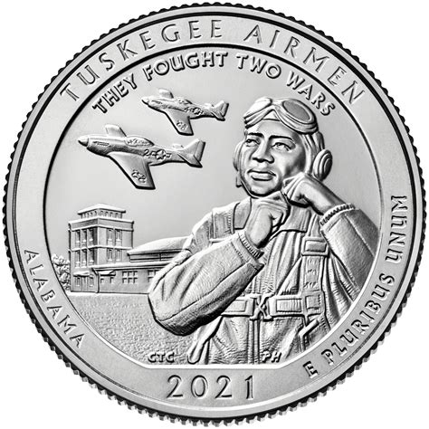tuskegee airmen national historic site quarter  mint