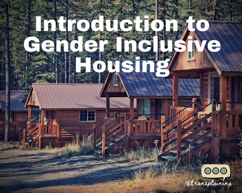 Introduction To Gender Inclusive Housing