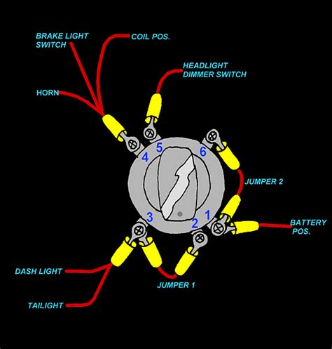 prong ignition switch diagram unity wiring