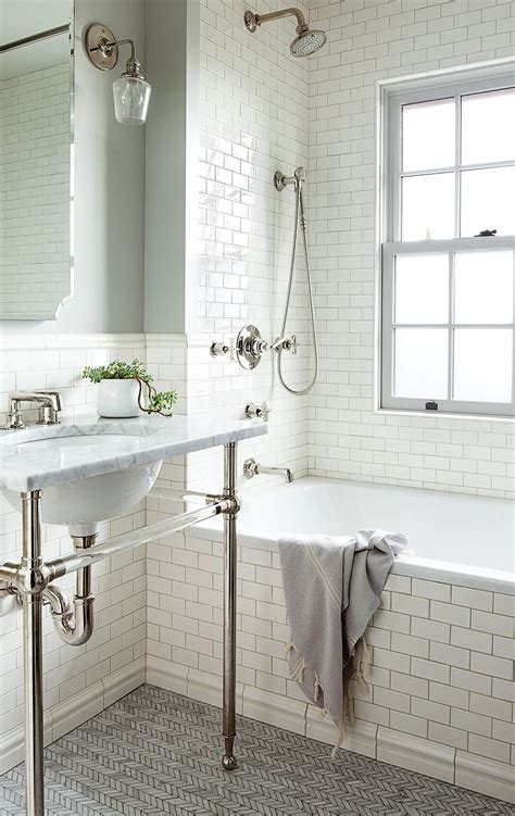 Classic Bathroom With Subway Tile Room For Tuesday