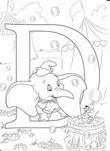 Disney Coloring Pages Alphabet Sheets Princess Printable Printables Dumbo Color Abc Sheet Mini Letters Colors Choose Board Cute Animal sketch template