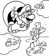 Coloring Mario Pages Printable Brothers Popular sketch template