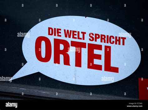 ortel ortel mobile logo  res stock photography  images alamy