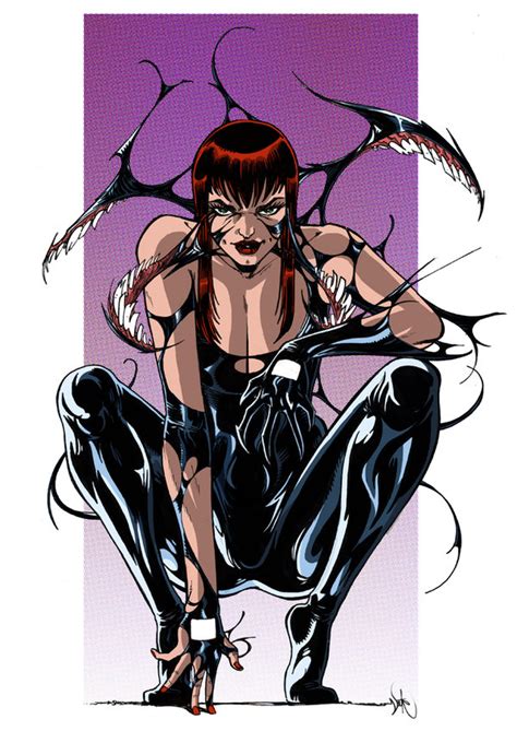 seductive supervillain art she venom hentai pics superheroes