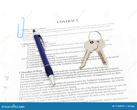 legal document  sale stock image image  completion