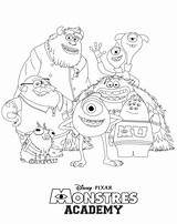 Monsters Coloring Inc Pages University Characters Sully Monster Colouring Drawing Disney Nerf Gun Monstres Toy Story Color Printable Getcolorings Book sketch template