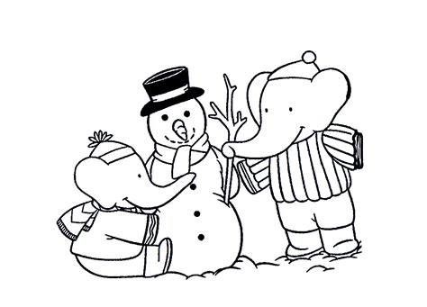 babars coloring     babar kids coloring pages