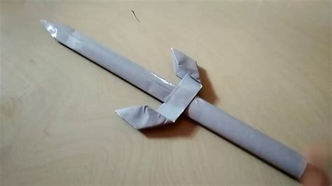paper sword easy  fast origami step  step  kids youtube
