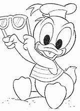 Baby Donald Para Duck Coloring Pages Colorear sketch template