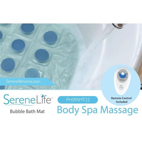 Serene Life Bubble Bath Mat Body Spa Massage Body Spa