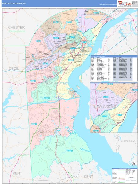 Maps Of New Castle County Delaware