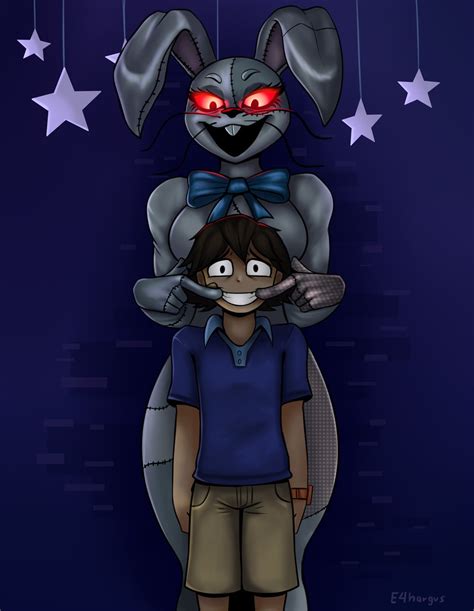 Vanny And Glitchtrap Mugshot R Fivenightsatfreddys