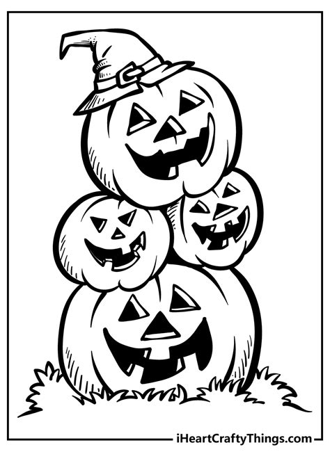 halloween coloring activity sheets