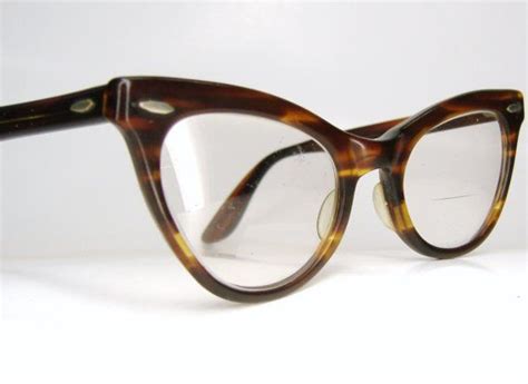 Vintage 1950s Shuron Tortoise Cat Eye Eyeglasses Etsy