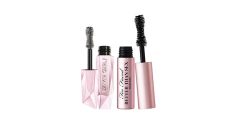 too faced best in lash mini mascara set best beauty deals from