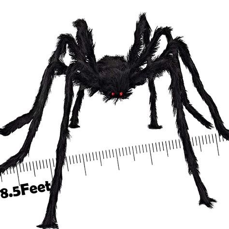 Buy 8 5ft Giant Spider For Halloween Decorations Black Hairy Spider