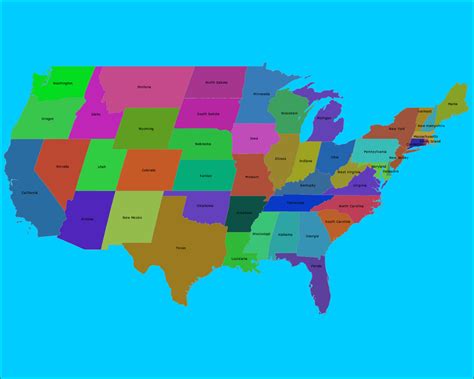 topografie de staten van de verenigde staten van amerika wwwtopomanianet