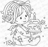 Whimsy Whimsystamps Diestodiefor Precious Visiter Wee Rubber sketch template