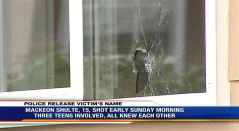 startled teen shoots friend through bedroom window