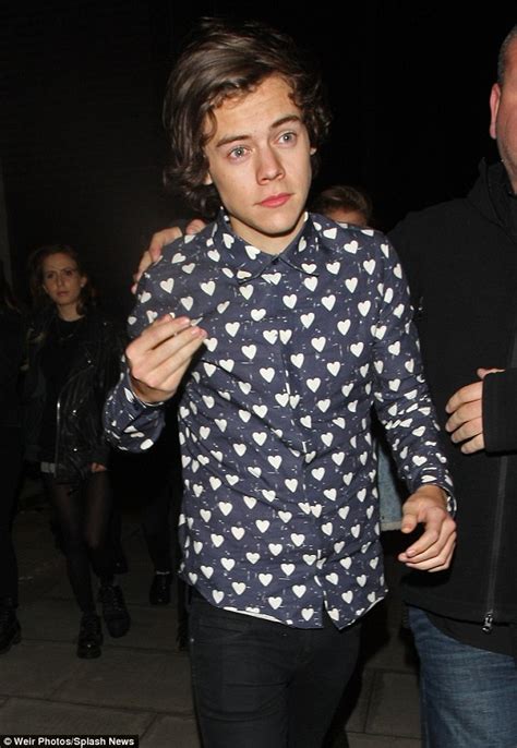 Harry Styles Was Wearing His Mum S Shirt As He Cavorted With A Sexy
