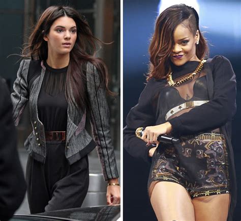 rihanna disses kendall jenner — singer lashes out in sassy new tweet