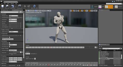 previewing animations unreal engine  documentation