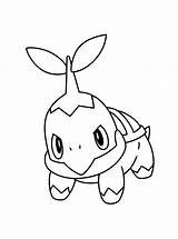 Pokemon Turtwig Coloring Pages Popular Getdrawings sketch template