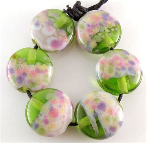 Amy S Glass Blog Frit Spring Flowers Lampwork Beads