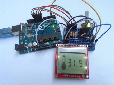 digital thermometer  arduino  dsb sensor