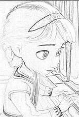 Frozen Coloring Holiday Pages Downloadable Using Filminspector Animation Disney Tried Briefly Computer Made sketch template
