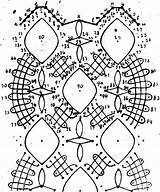 Lace Bobbin Patterns Needlework Jabot 1905 sketch template
