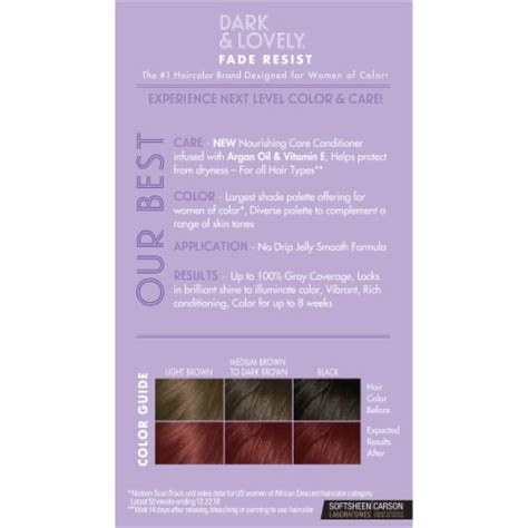 dark and lovely® 374 rich auburn fade resist hair color 1 ct king soopers