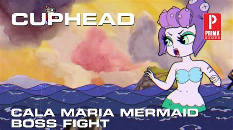 cuphead cala maria mermaid boss fight perfect run youtube